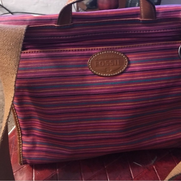 Fossil Crossbody Canvas Bag - Picture 7 of 13